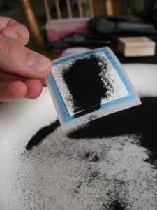 how to emboss powder