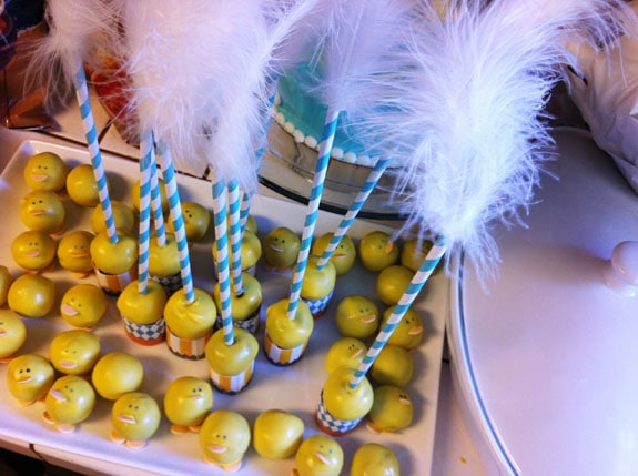 rubber ducky birthday treats