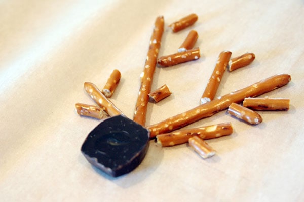 chocolate pretzel sticks