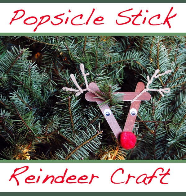 popsicle stick reindeer