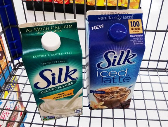 silk soy latte