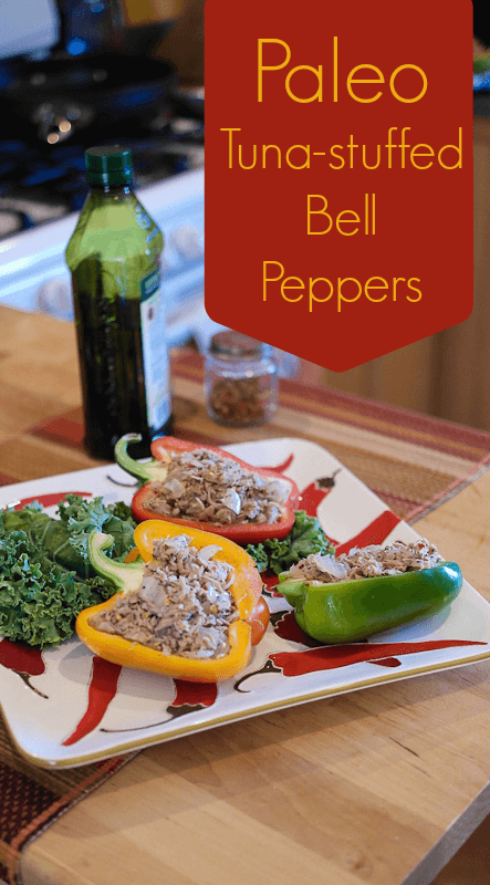 Paleo Tuna-stuffed Bell Peppers recipe #OceanNaturals #shop #cbias
