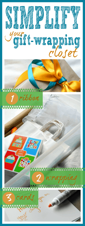 simplify gift wrapping to make birthday gifts easier #shop