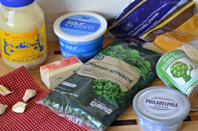 hot spinach and artichoke dip ingredients