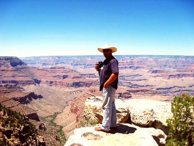 Nate at the Grand Canyon