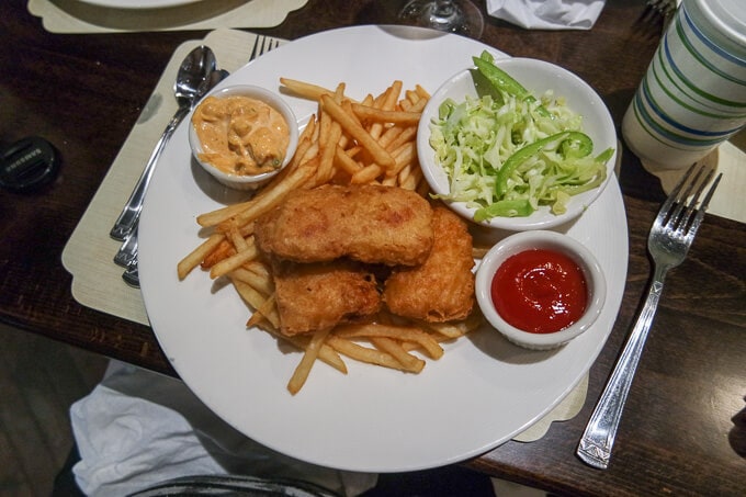 pregnancy cravings fish and chips