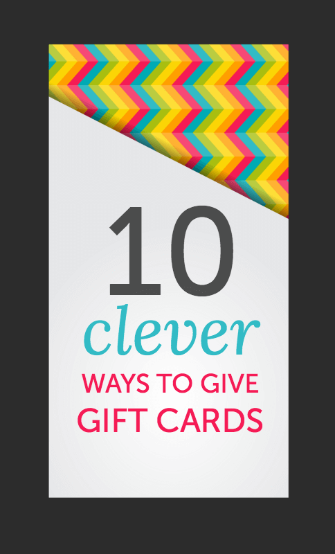 10 unique ways to give gift cards as a gift