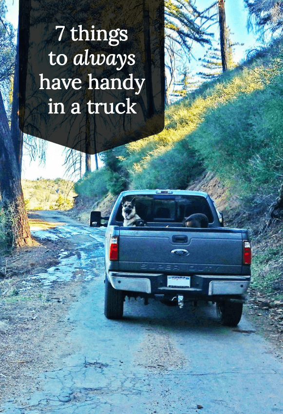 With great power comes great responsibility, so they say. Here are things you should always keep on-hand in your truck so you don't wind up in an awkward spot