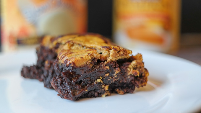 Espresso Pumpkin Brownies made with Libby's canned pumpkin 