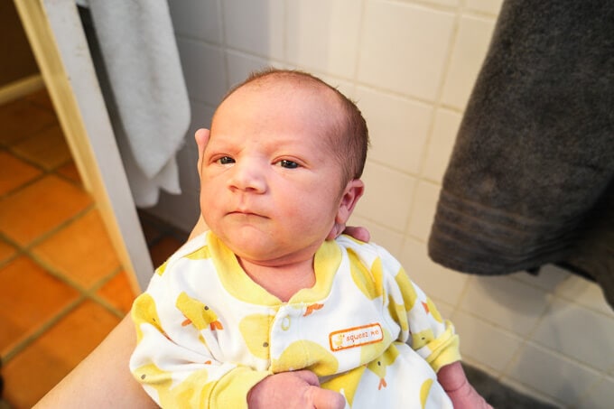 Baby's first bath. I would love to package up a bath kit to give for a baby shower, along with a printout of instructions for parents who may be stressed about all these firsts. That initial bath can be a scary experience!