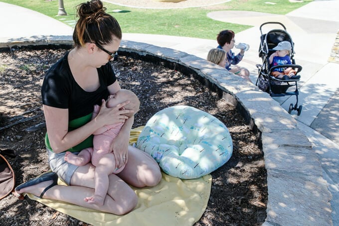 On-the-go with baby - what to pack for a day in the park