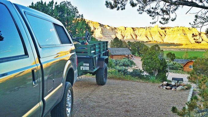 Camping at Bryce Canyon - campground at Cannonville KOA