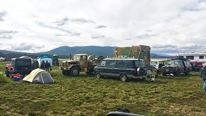 Learning how to adventure and explore outdoors by vehicle at Overland Expo West.