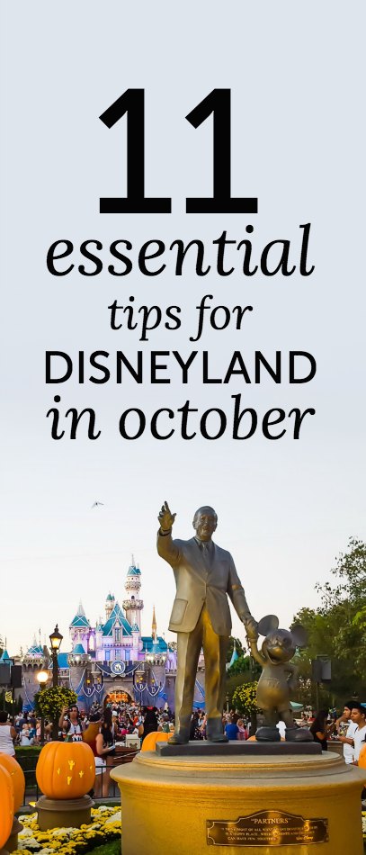 9 essential tips for Disneyland in October. What you should know, what you NEED to see, and where to find a quiet spot away from the crowds