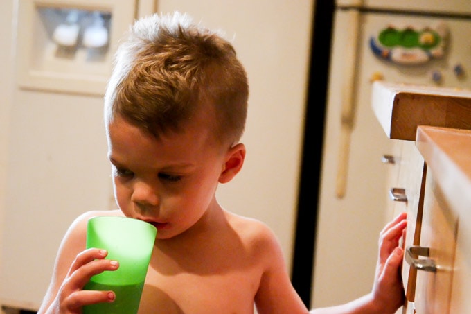 Serious tips for handling toddlers during flu season. Bust out the buckets and prepare to wash a whole lot of towels...but it really doesn't have to suck THAT bad. There are actually some really clever tips here.