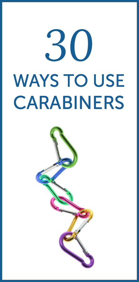 30 ways to use carabiners, from survival to home uses and travel.