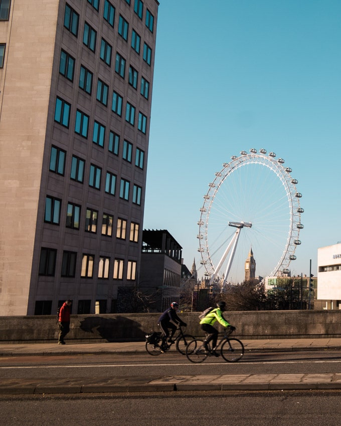 36 Hours in London - walking across Waterloo Bridge
