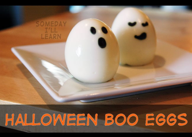 Halloween Ghost Eggs