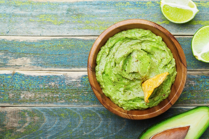 Gluten free snacks – guacamole and chips