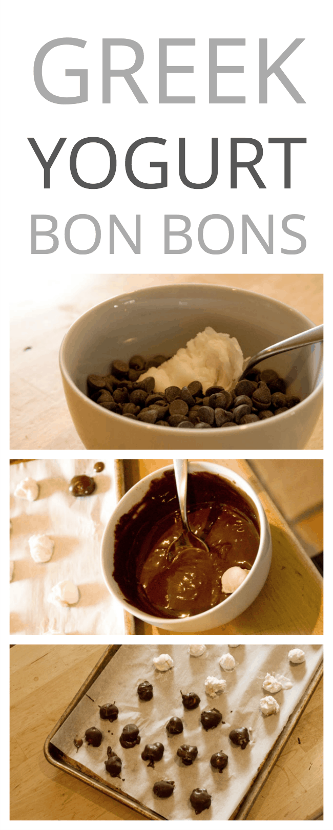 Greek yogurt bon bons recipe for a healthier movie time snack