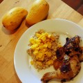 mango coconut rice in five minutes!