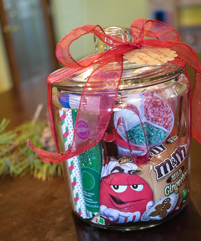 DIY Gingerbread House Kit with M&Ms