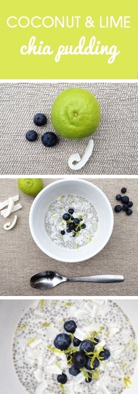 Coconut and Lime Chia Pudding