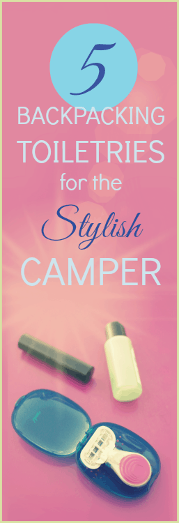 Wondering what beauty products you should take along camping?