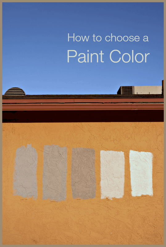 Choosing a paint color that works with your surroundings and other colors throughout your home