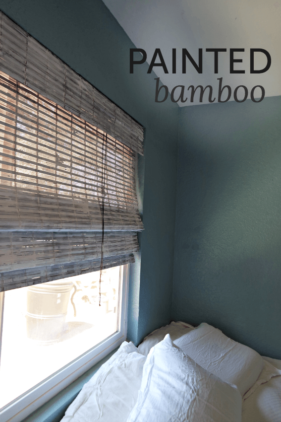 Refresh bamboo shades with a coat of paint. Painted bamboo blinds can brighten a room, or be whitewashed for a more beachy look