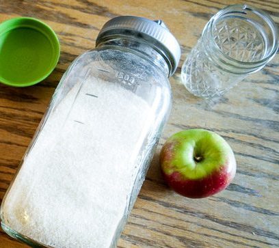 Apple sugar scrub (three ingredient, semi-DIY) makes an easy holiday gift