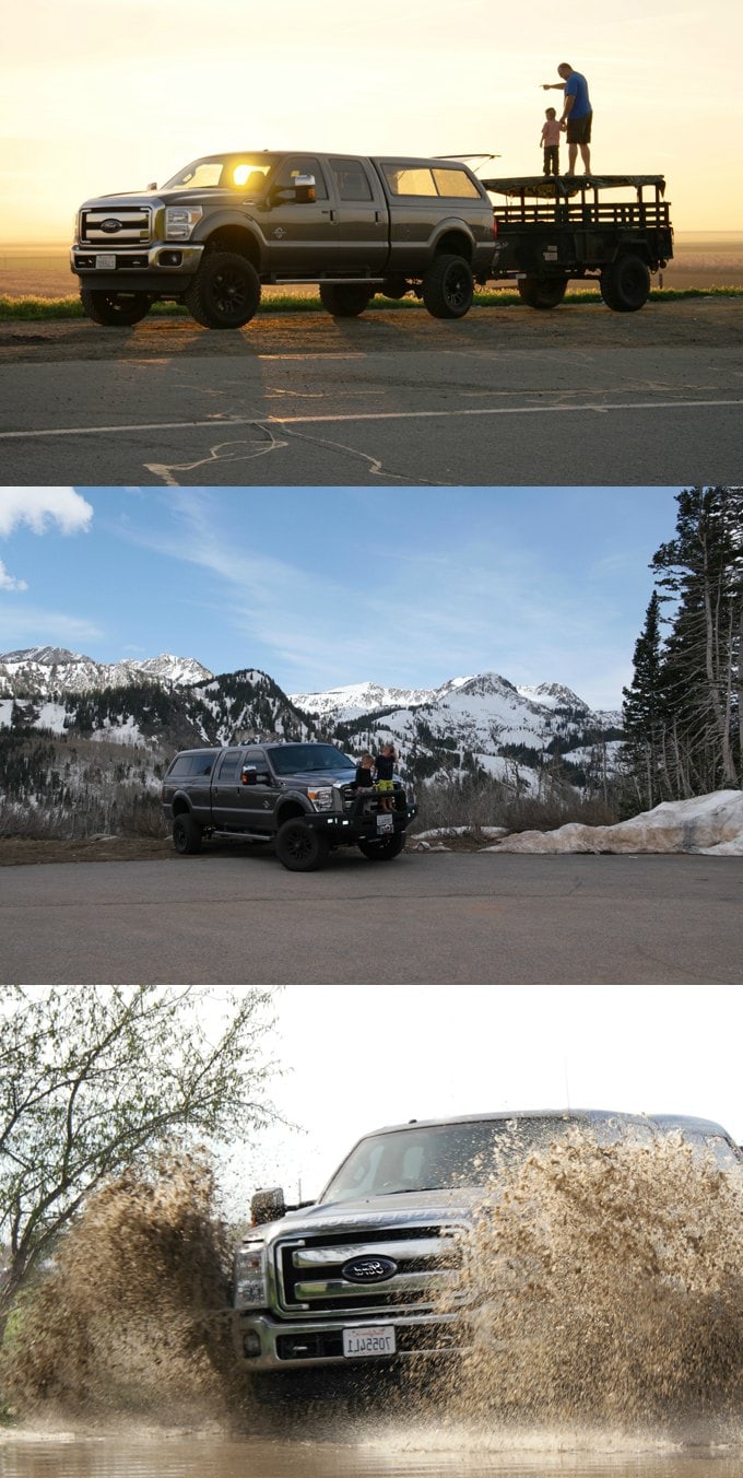 Someday I'll Learn's truck build - this family travels with their kids in a diesel truck and converted military trailer all over the United States.
