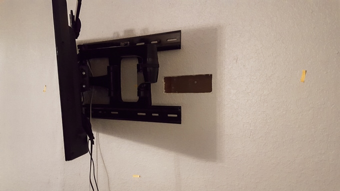 Hiding TV cords is actually really simple.