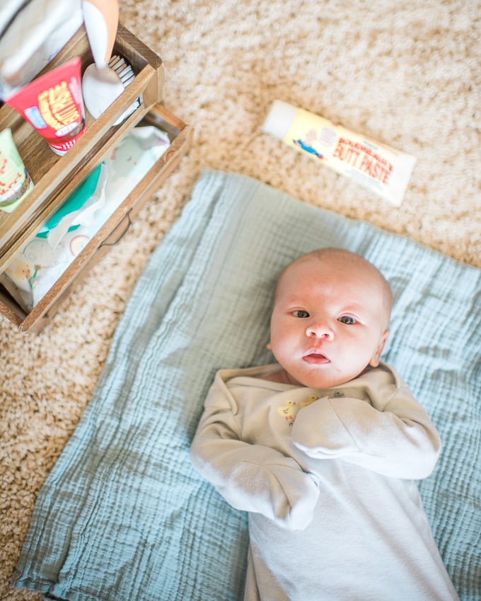 Make a baby basics tote to keep all the necessities corralled.