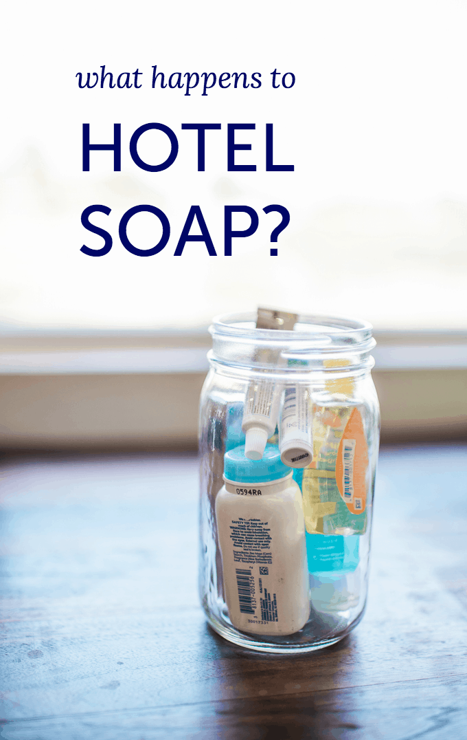 A cute idea for what to do with hotel soap to make guests feel more at-ease - and a question to ask your hotel before taking off with their sample sizes!