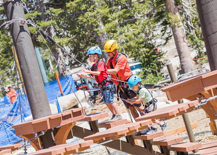 Heavenly Resort ropes course for kids