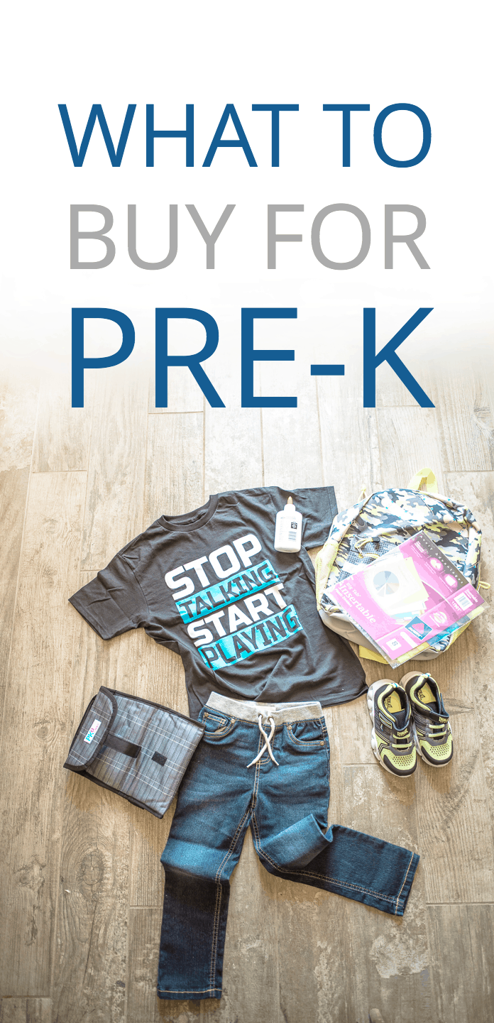 What to buy for Pre-K or Transitional Kindergarten