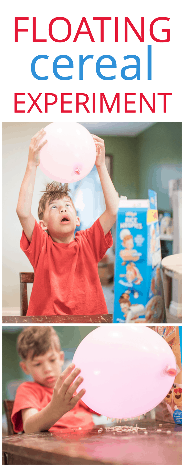 How this simple floating cereal kids science experiment can help explain atoms