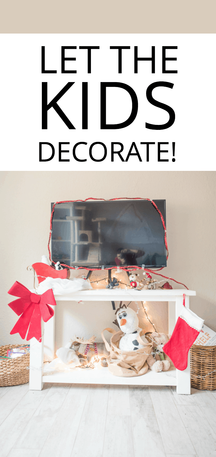 Let the kids decorate for the holidays