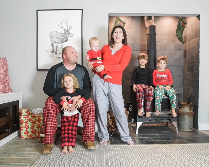 Christmas family pajama set