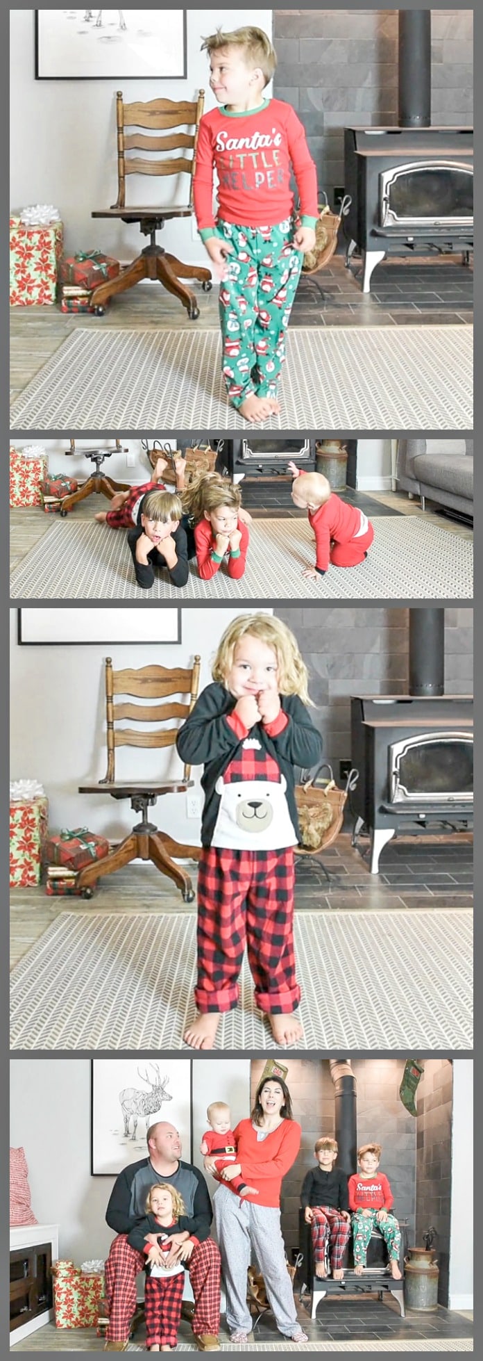 Adorable Christmas pajamas for boys and the whole family.