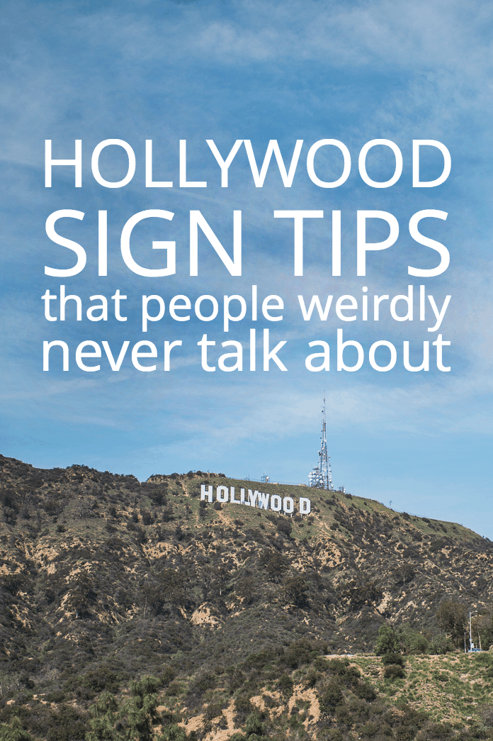 Hollywood sign tips that people weirdly never talk about #familytravel