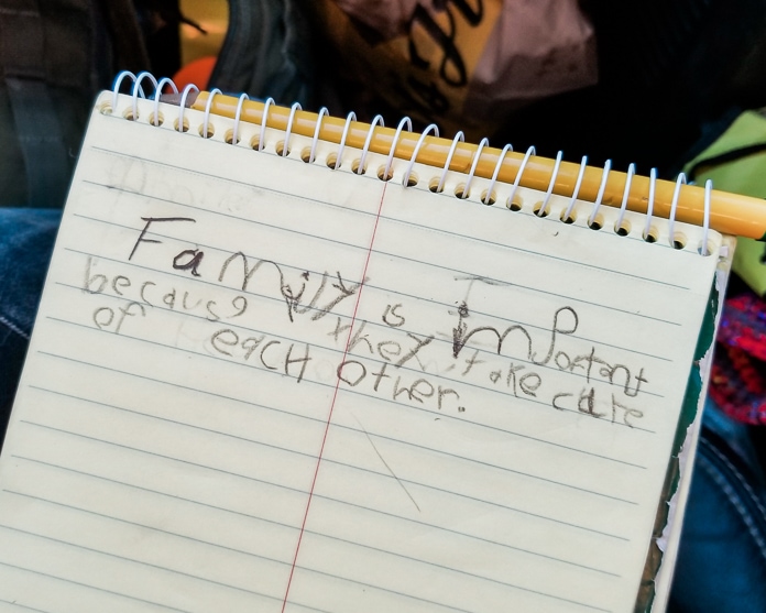 Family is important kids note