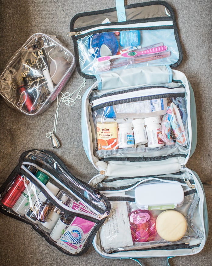 Toiletries to pack for a Disney cruise
