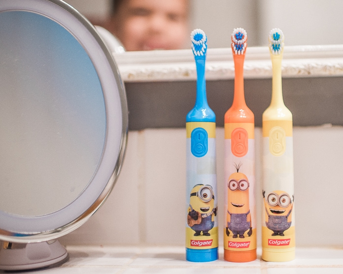 Minions toothbrushes