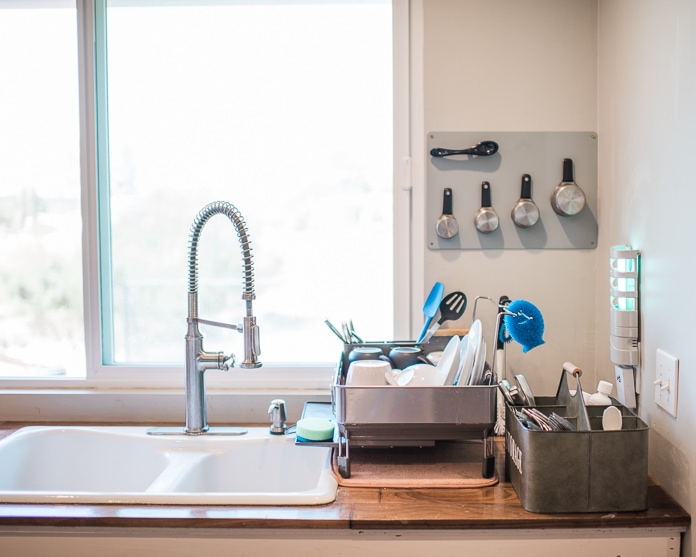 Minimalist Studio Under Sink Organizers and Storage