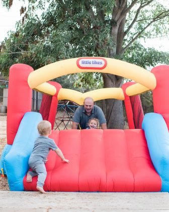 dino bounce house little tikes