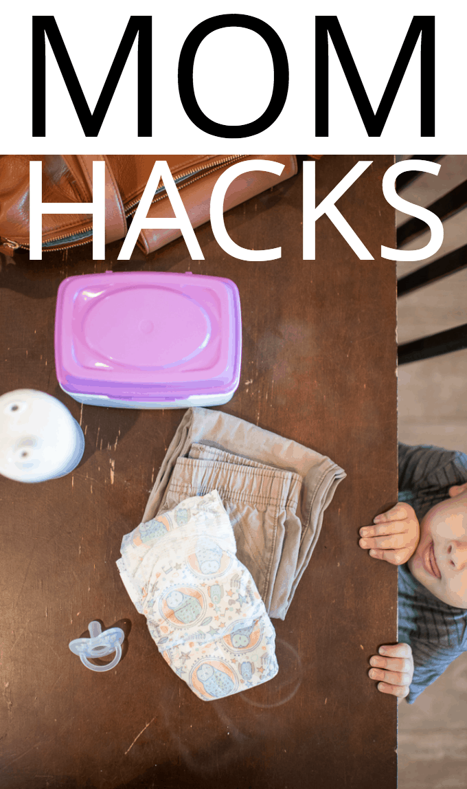 Mom hacks like store brand formula (to save money!) and keeping a binky on-hand at ALL TIMES