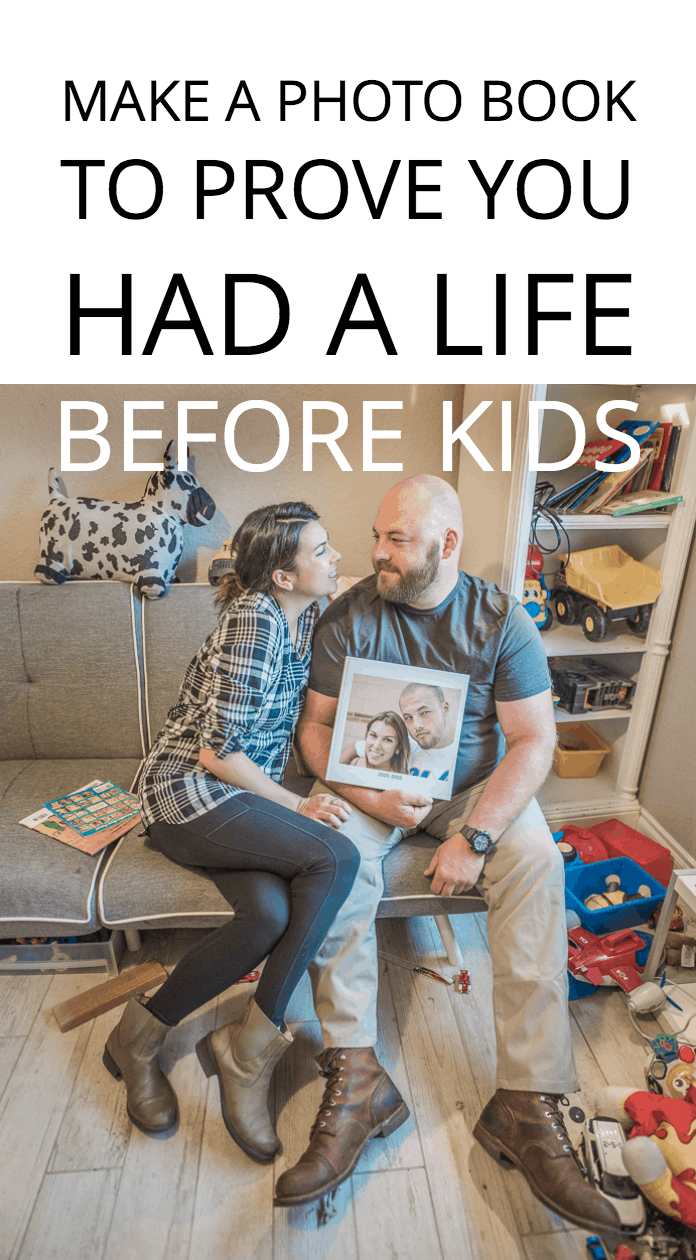 A family photo book (from even before you were an official family!)