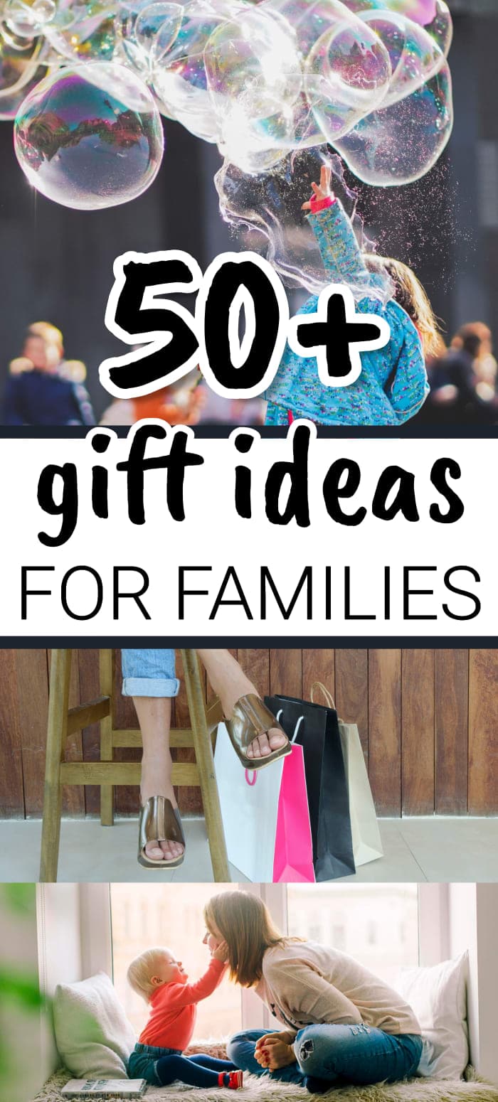 Over fifty gift ideas for families who have EVERYTHING